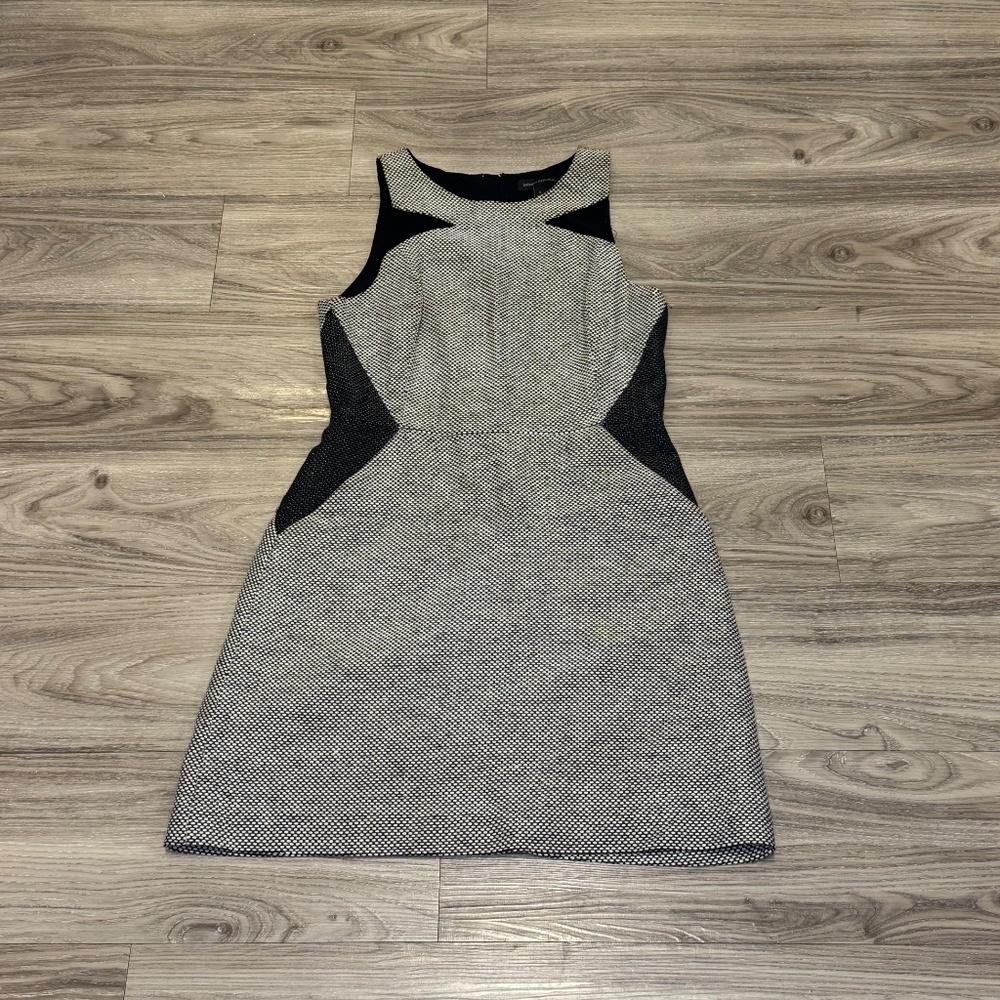Banana Republic Black & Grey Sleeveless Sheath Dress – Women’s Size 8